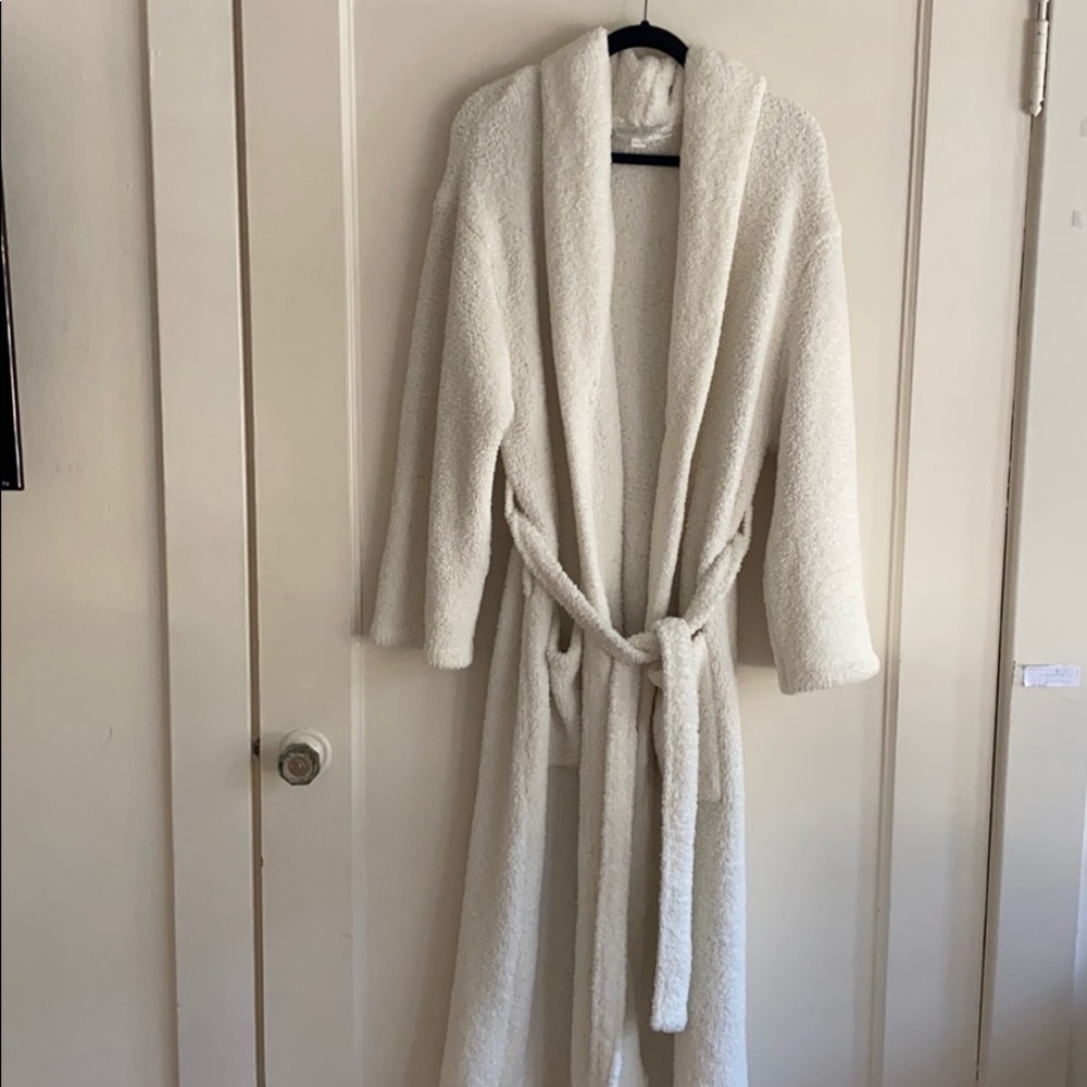 Barefoot Dreams maxi robe off white